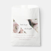 エレガント赤面ピンクフローラ フェイバーバッグ (正面)