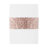 エレガント赤面ピンクローズ金ゴールド結婚ズ 招待状ベリーバンド (裏面例)