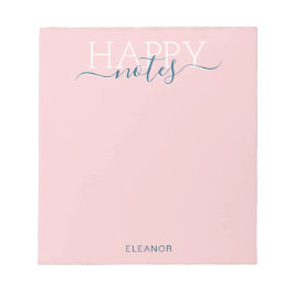 エレガント赤面ピンク名 ノートパッド