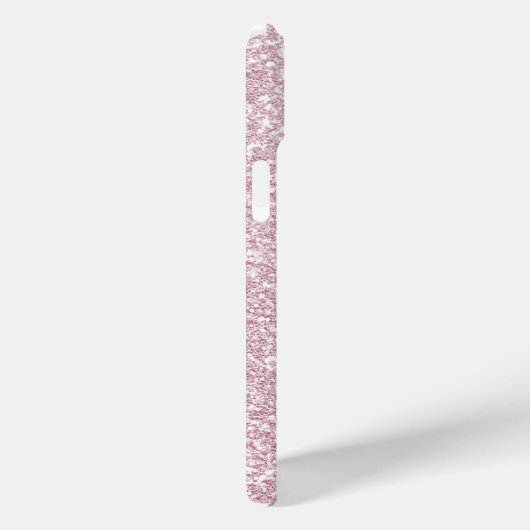 エレガント赤面ピンク抽象芸術トレンディーガーリーグリッター Case-Mate iPhoneケース (裏面 / 右)