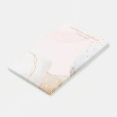 エレガント赤面ピンク抽象芸術プロフェッショナル ポストイット (アングル)