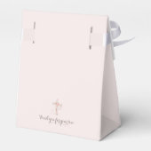 エレガント赤面ピンク確認フローラのクロス名 フェイバーボックス (裏面サイド)