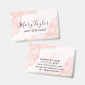 エレガント赤面ピンク金ゴールドグリッター大理石 バッジ (正面&裏面)