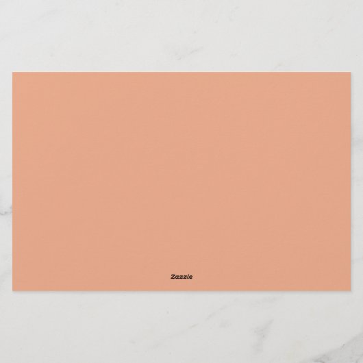 エレガント赤面ピンク&ダークレッドタイポグラフィ 便箋 (裏面)