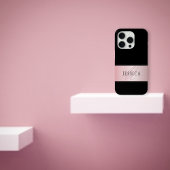 エレガント赤面フェイクバラ金ゴールド |名前とイニシャル Case-Mate iPhoneケース