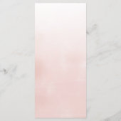 エレガント赤面フローラブライダルシャワー メニュー (裏面)