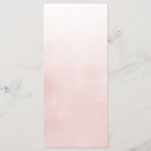 エレガント赤面フローラブライダルシャワー メニュー (裏面)