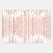 エレガント赤面フローラ水カラーヴィンテージスクリプト ラッピングペーパーシート (正面3)