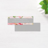 エレガント赤面フローラ結婚のWebサイトRSVP (デスク)