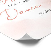 エレガント赤面フローラ金ゴールド私にダンスを信頼 ポスター (角)