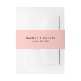 エレガント赤面フローラ |パーソナライズされた結婚s 招待状ベリーバンド