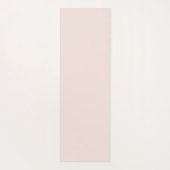 エレガント赤面ベージュ名パーソナライズされたヨガマット ヨガマット (裏面)