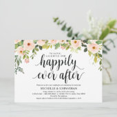 エレガント赤面ポス結婚ブランチ招待状カード 招待状 (スタンド正面)