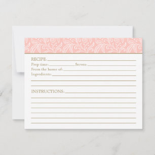 エレガント赤面及び金ゴールドブライダルシャワーレシピ