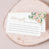 エレガント赤面日の夜間アイディアエンクロージャカード エンクロージャーカード