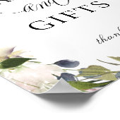 エレガント赤面梅フローラカード贈答用看板 ポスター (角)