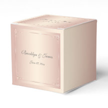 エレガント赤面結婚式の引き出物ボックス