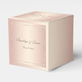 エレガント赤面結婚式の引き出物ボックス フェイバーボックス