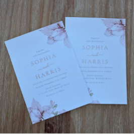 エレガント赤面花花びら結婚バラ金ゴールド 箔招待状