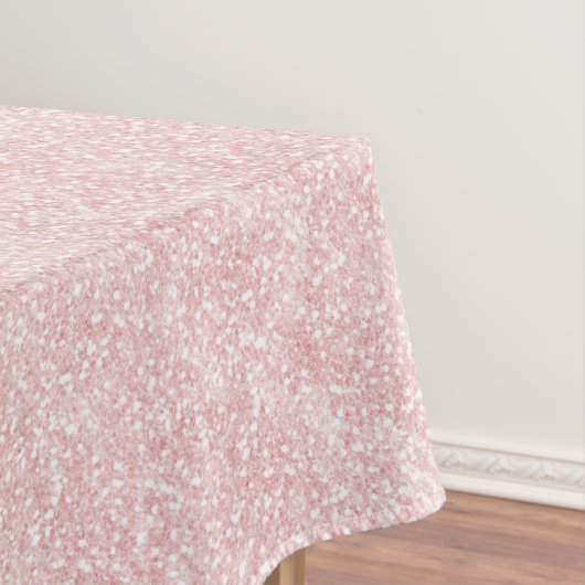 エレガント赤面金ゴールド及び青色シンプル紙吹雪デザイン テーブルクロス (インサイチュ)