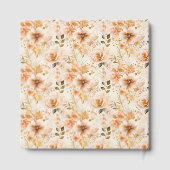 エレガント赤面金ゴールド結婚のゲストブックの署名 ゲストブック (裏面)