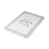 エレガント足浴場縁ど バスマット (アングル)