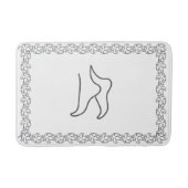 エレガント足浴場縁ど バスマット (正面)