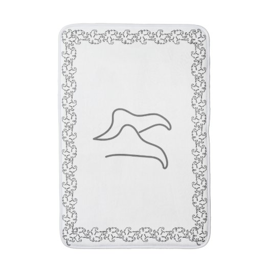 エレガント足浴場縁ど バスマット (正面縦)