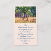 エレガント追悼カード 名刺 (正面)