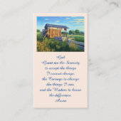 エレガント追悼カード 名刺 (正面)