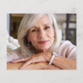 エレガント追悼写真サンキューカード (裏面)