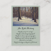 エレガント追悼慰霊札 名刺 (正面)