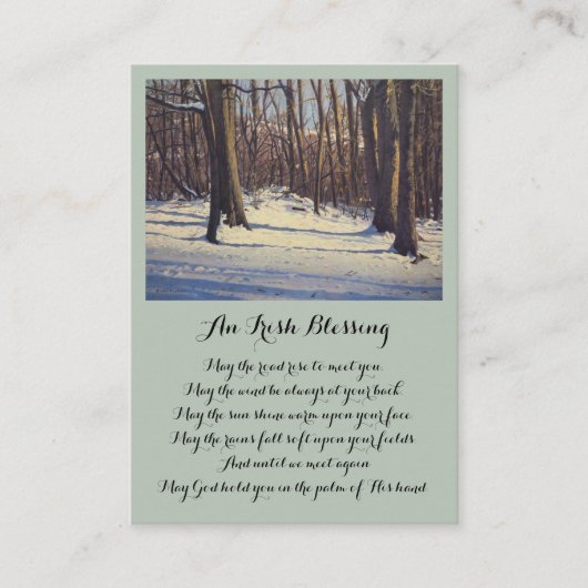 エレガント追悼慰霊札 名刺 (正面)