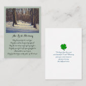 エレガント追悼慰霊札 名刺 (正面/裏面)