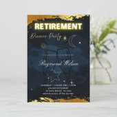 エレガント退職夕食パーティー 招待状 (スタンド正面)