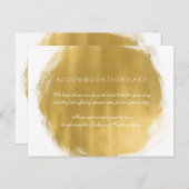 エレガント適応金ゴールド絵を描ルック ポストカード (正面/裏面)