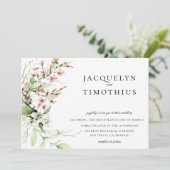 エレガント野結婚花 招待状 (スタンド正面)