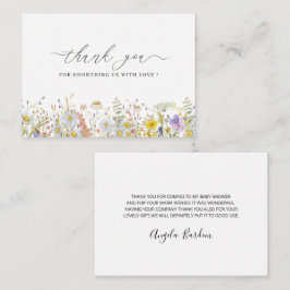 エレガント野花フローラ感謝していユー ノートカード