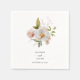 エレガント野花坊結婚保 スタンダードカクテルナプキン