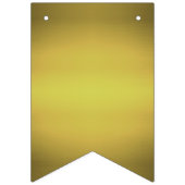 エレガント金ゴールドと黒人の新年 バンティングフラッグ (第1の旗)