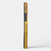 エレガント金ゴールドの葉と花の背景 Case-Mate iPhoneケース (裏面 / 右)