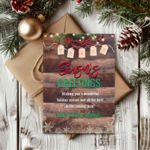 エレガント金ゴールドの雪が緑の離れクリスマス