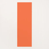 エレガント金ゴールドオレンジ色の抽象芸術フローラ ヨガマット (裏面)