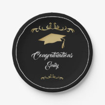 エレガント金ゴールドオーナメント卒業生