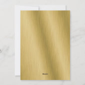 エレガント金ゴールドカスタムとダークウッド年賀状 シーズンカード (裏面)