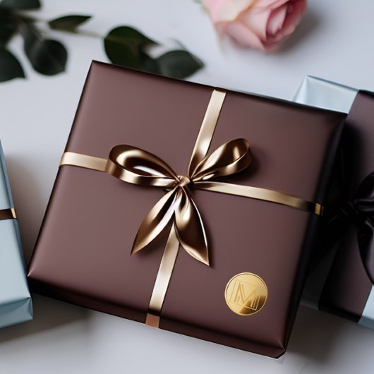 エレガント金ゴールドカラーカスタムステッカーのラベル ラベル