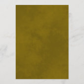 エレガント金ゴールドカール&スワールマゼンタプラム結婚ズ メニュー (裏面)