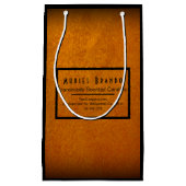 エレガント金ゴールドキャンドルカンパニーV4 スモールペーパーバッグ (正面)