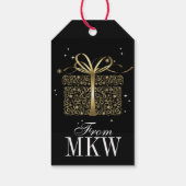 エレガント金ゴールドギフトラベル- SRF ギフトタグ (裏面)