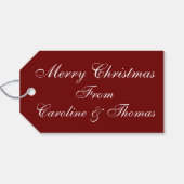 エレガント金ゴールドギフトラベル- SRF ギフトタグ (裏面横)